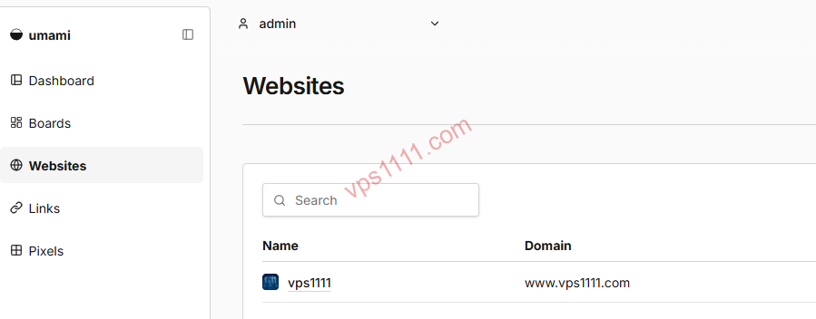 放弃Google Analytics!自建Umami实现不侵犯隐私的高颜值网站流量统计 在 Umami 自建流量统计网关控制台后台添加新网站及域名配置界面