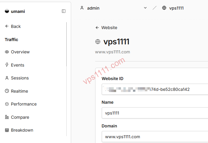 放弃Google Analytics!自建Umami实现不侵犯隐私的高颜值网站流量统计 Umami 后台自动生成用于嵌入网站主页 HTML 头部的原生追踪代码脚本